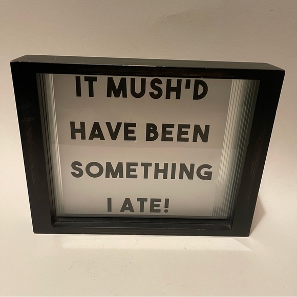 8x10” vintage frames mushroom art black clear - Picture 6 of 9